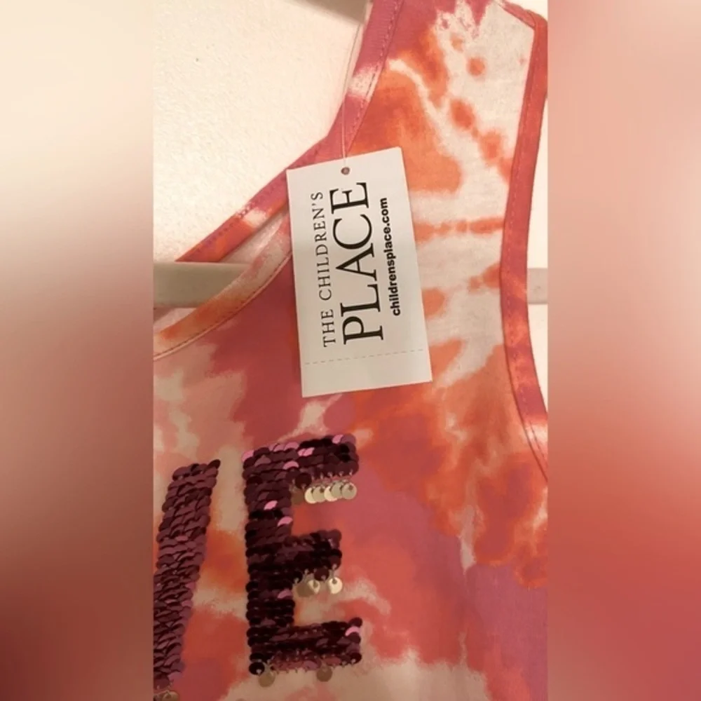 NWT The Children’s Place Tie-Dye Flippy Dress Size L (10-12)